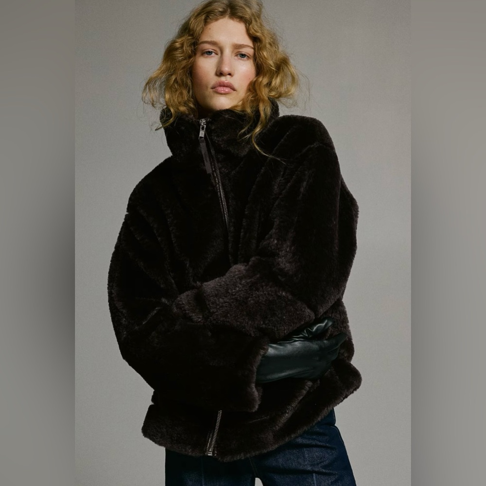 Dark Brown Oversized Jacket
